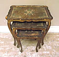giltwood nest of tables